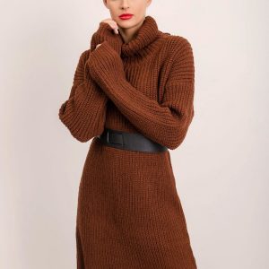 BSL Brown Knitted Dress