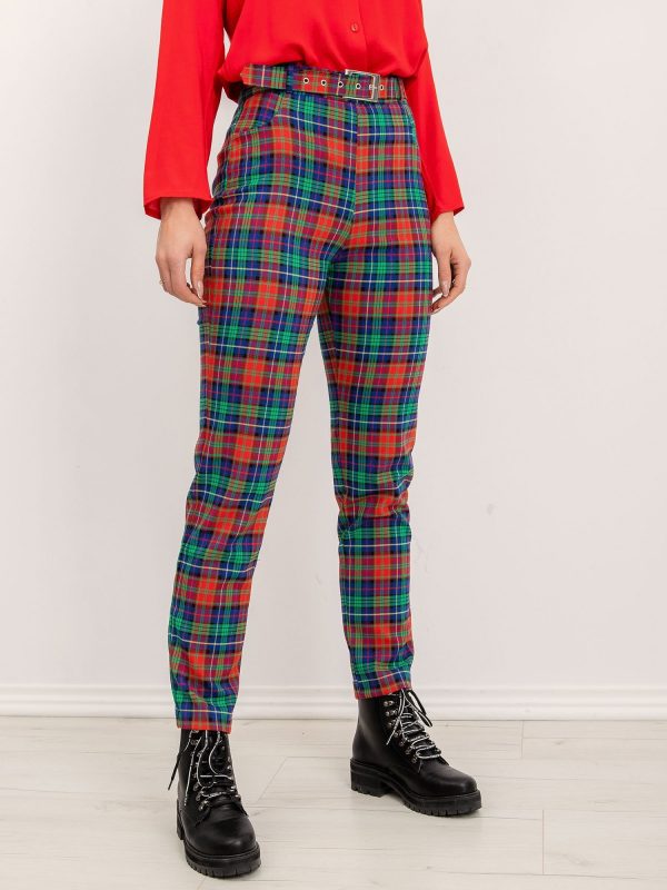 BSL Red Plaid Pants