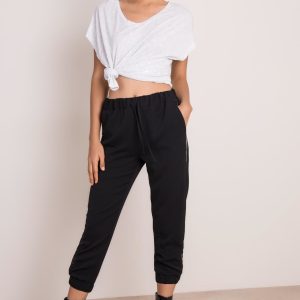 Black trousers with stripe BSL