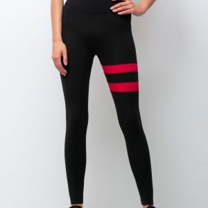 Black and Pink Planetary Leggings