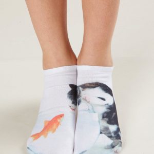 Women's Socks with Animal Motif