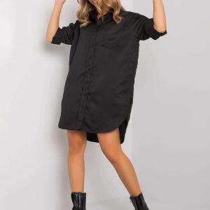 Black Mirian Cotton Shirt