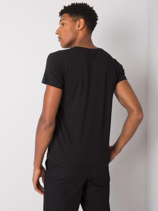 Kendrick Cotton Men's Black T-Shirt