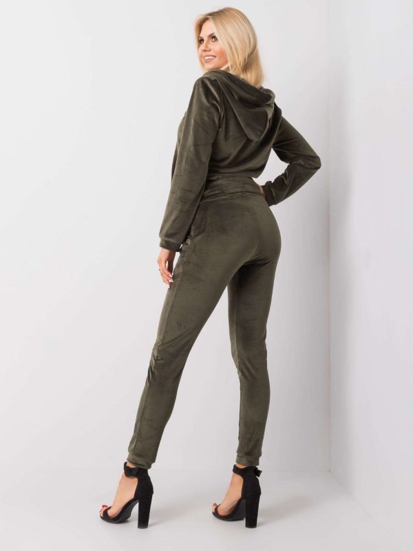 Khaki velour set Melody