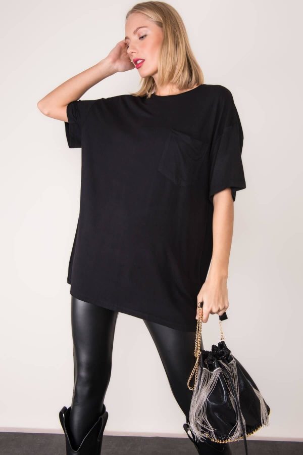 Black Oversized T-shirt BSL