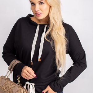 Khloe's black plus size blouse