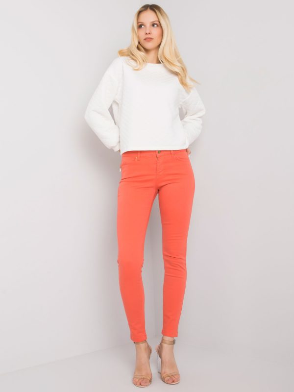 Orange Marites Tube Pants