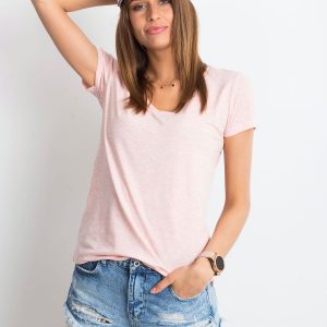 Pink melange T-shirt Square