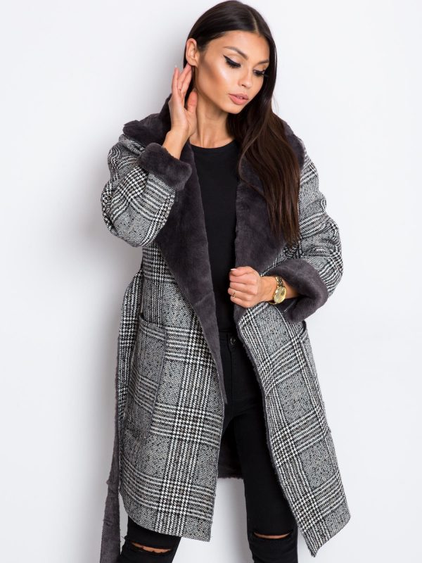 Black and Grey Coat Flirting