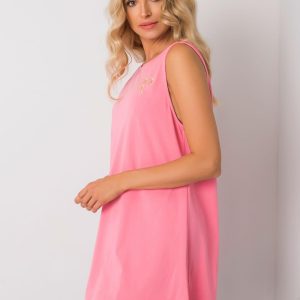 Pink cotton dress Ramya RUE PARIS