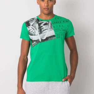 Dark green Kendrick cotton t-shirt