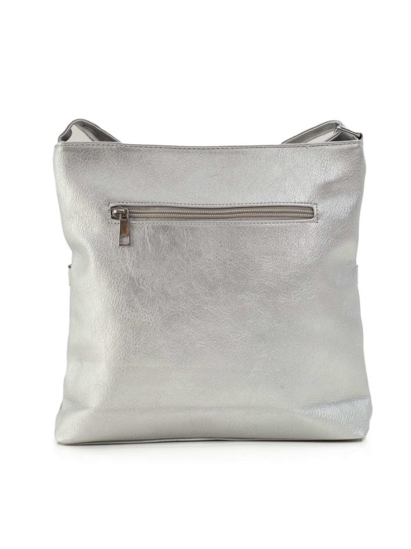 Silver Shoulder Handbag