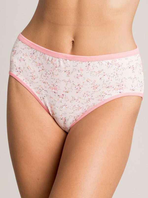 Peach print panties