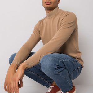 Light coffee sweater for men Daxton LIWALI