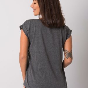 Dark grey melange t-shirt Revolution