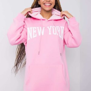 Charlene RUE PARIS Pink Hoodie