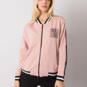 Billie's dirty pink cardigan sweatshirt