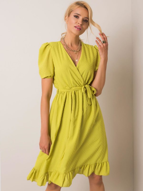 Lime dress Colette RUE PARIS