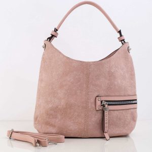 Light pink women's handbag