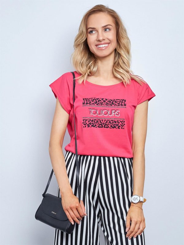 Pink t-shirt Fasten