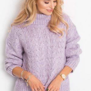 RUE PARIS Purple Heavenly sweater