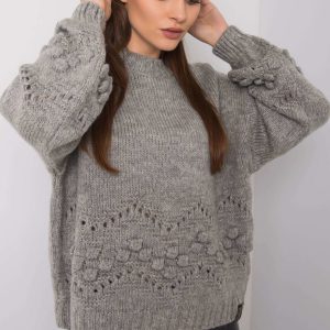 Grey sweater Adeline RUE PARIS