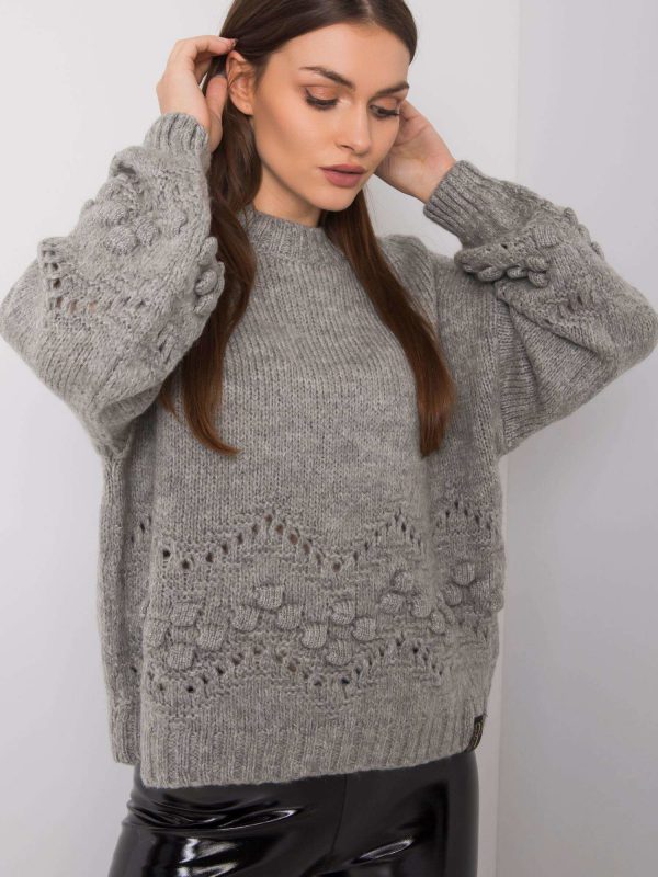 Grey sweater Adeline RUE PARIS