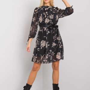 Black dress with prints Milina OCH BELLA