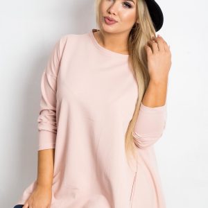 Dirty pink tunic plus size Andrea