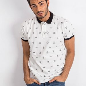 White Men's Smith Polo Shirt