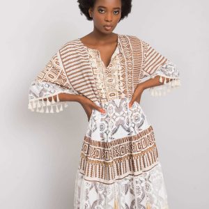 Brown Nayeli Boho Dress