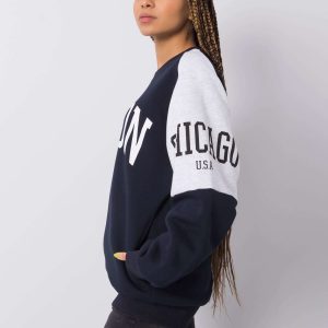 Navy blue hoodie Letizia RUE PARIS