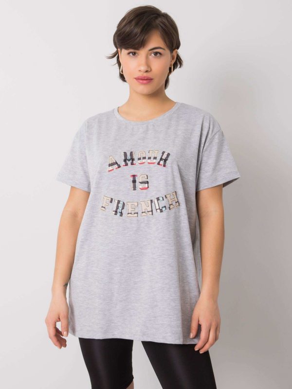 Grey t-shirt with Elani inscription