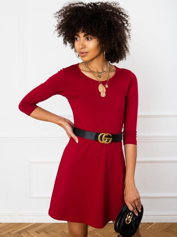 Burgundy Savage dress