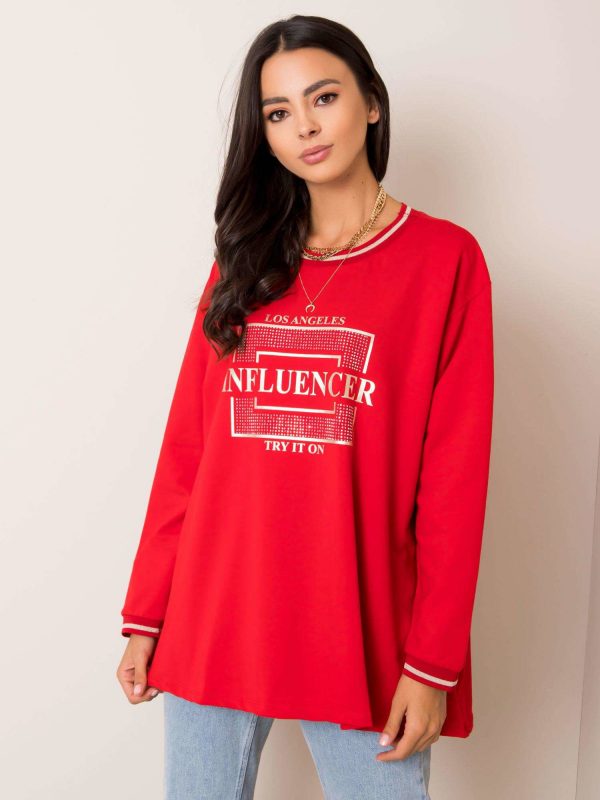 Red Dorianna Sweatshirt