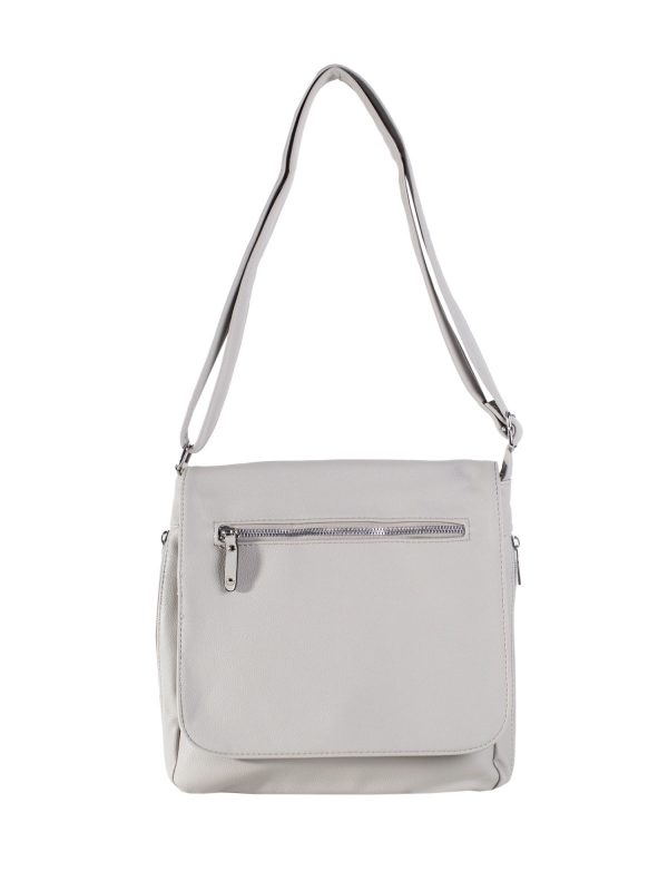 Grey Ladies Long Strap Shoulder Bag