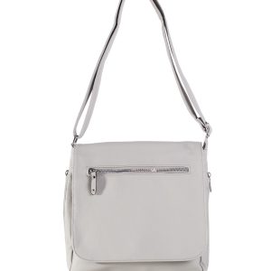 Grey Ladies Long Strap Shoulder Bag