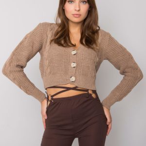 Aristide RUE PARIS dark beige cardigan