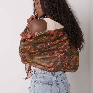 Khaki-red pattern women's sling