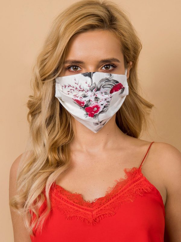 White Cotton Protective Mask