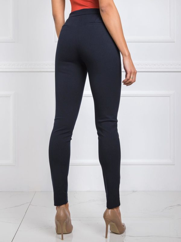 Navy blue trousers Bree RUE PARIS