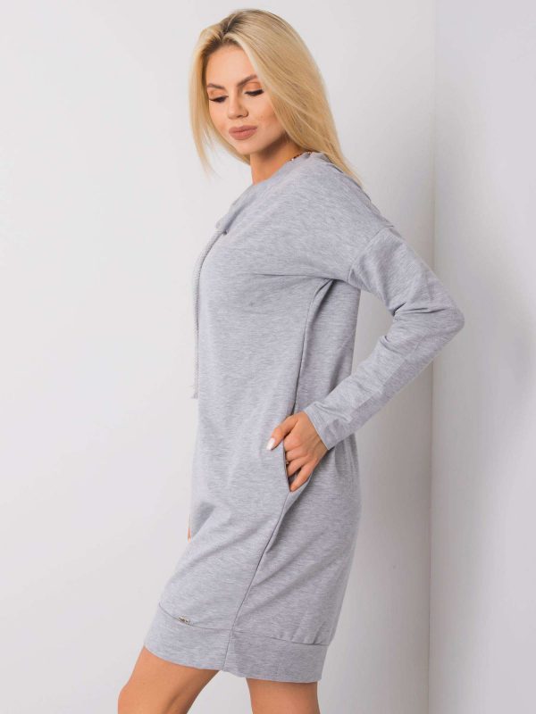 Grey melange dress by Katie