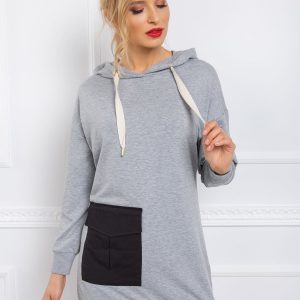 Grey tunic Susie RUE PARIS