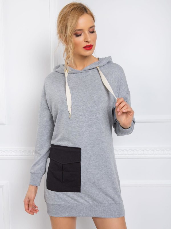 Grey tunic Susie RUE PARIS