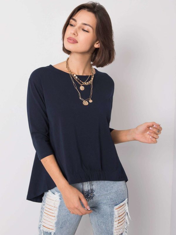 Lexy navy blue blouse