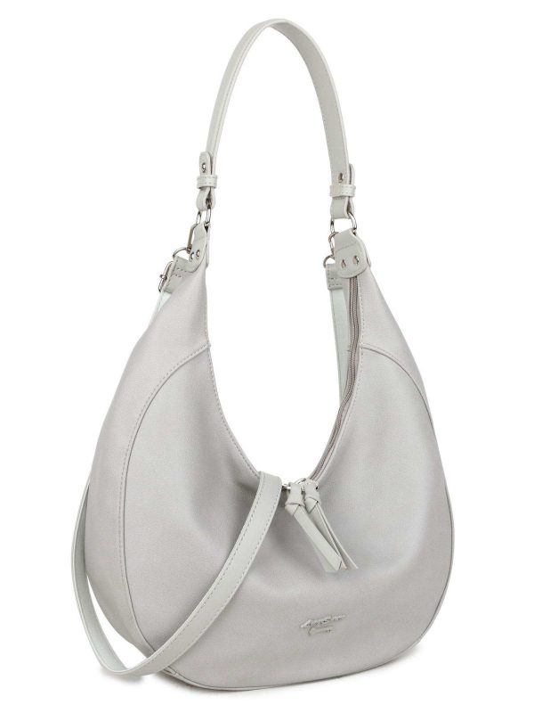 LUIGISANTO grey shoulder bag