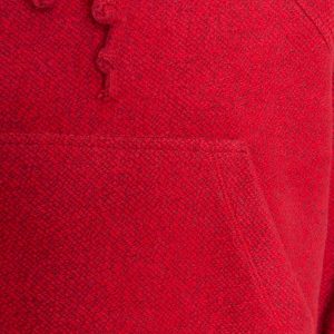 Dark red sweatshirt with pocket BSL