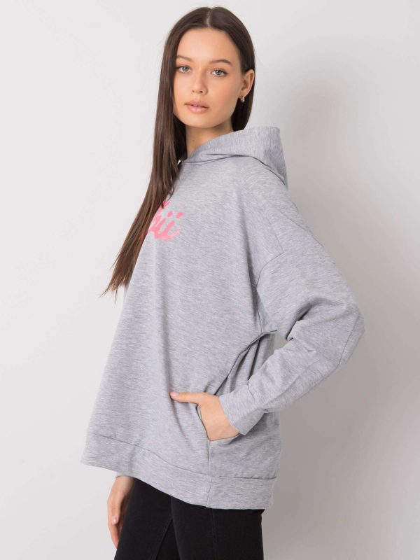 Grey Edna Hoodie