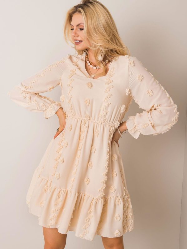 Beige dress Annika RUE PARIS