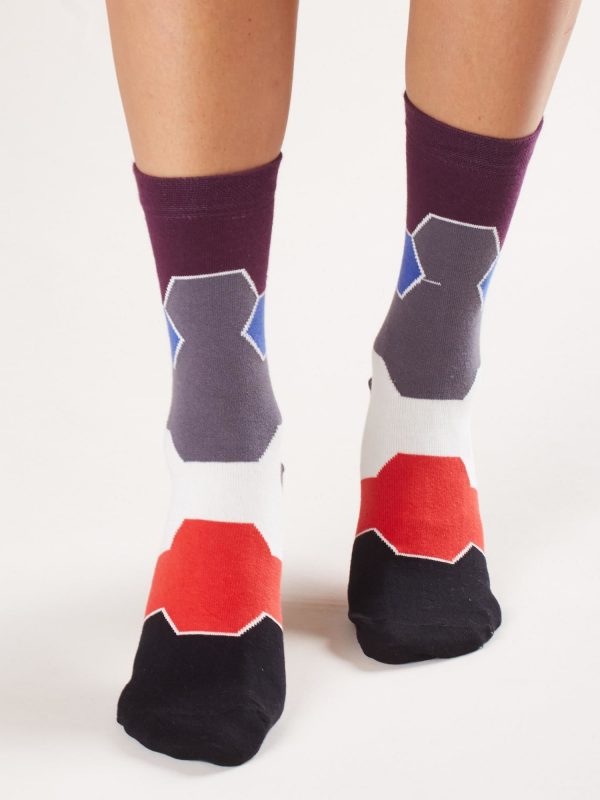 Colorful pattern socks